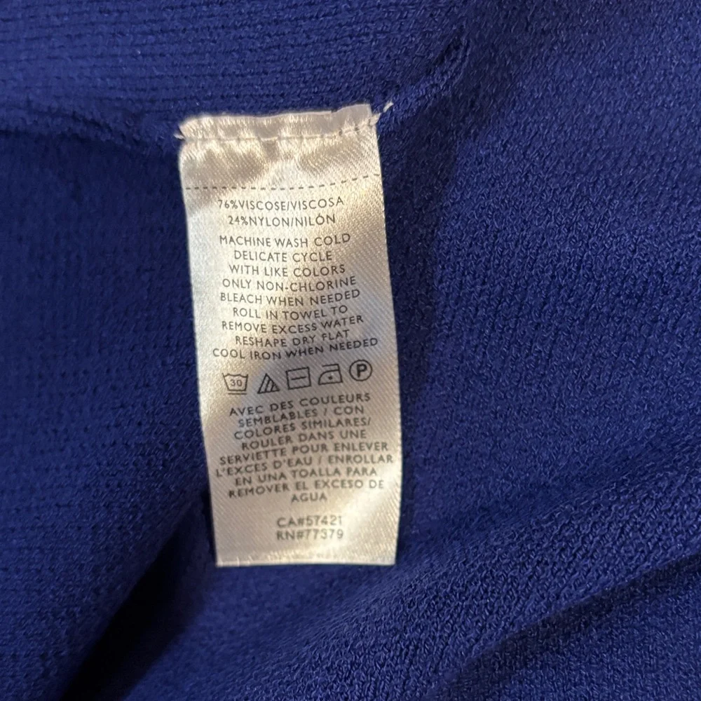 Ann Taylor Royal Blue Tank Top - Picture 4 of 6